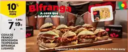Continente Bifranga coxa de frango desossada temperada promoção