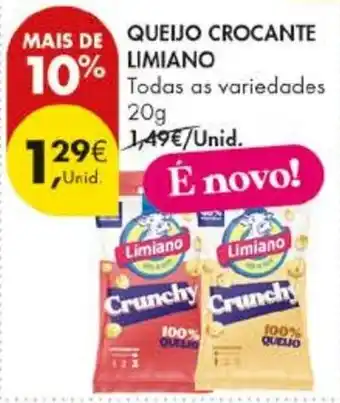Pingo Doce Queijo crocante limiano promoção