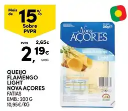 Continente queijo flamengo light nova acores promoção