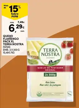 Continente Queijo flamengo pack xl terra nostra fatias promoção