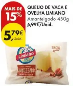 Pingo Doce Queijo de vaca e ovelha limiano promoção