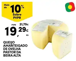 Continente Queijo amanteigado de ovelha pastor da beira alta promoção