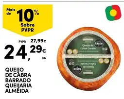 Continente Queijo de cabra barrado queijaria alméida promoção