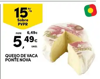 Continente Queijo de vaca ponte nova promoção
