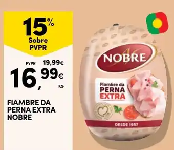 Continente Fiambre da perna extra nobre promoção