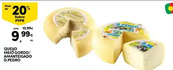 Continente Queijo meio gordo/amanteigado d.pedro promoção