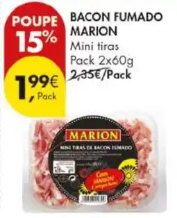 Pingo Doce Bacon fumado marion promoção