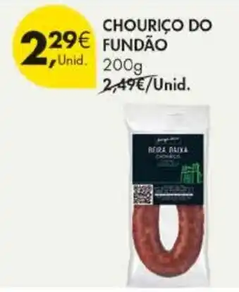Pingo Doce Chouriço do fundão promoção