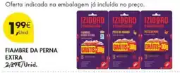 Pingo Doce Izidoro fiambre da perna extra promoção