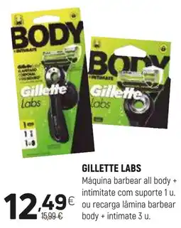 Coviran Gillette Labs máquina barbear all body + intimidade promoção