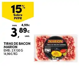 Continente Tiras de bacon marion promoção