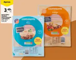 Continente Peito peru continente promoção