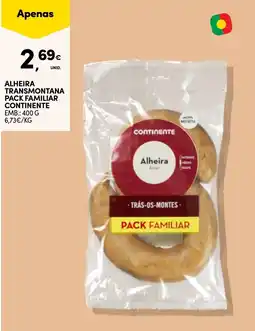 Continente Alheira transmontana pack familiar continente promoção