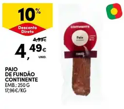 Continente Paio de fundão continente promoção