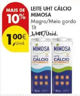 Pingo Doce Leite uht calcio mimosa promoção