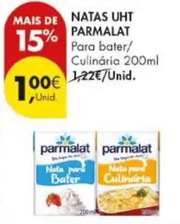 Pingo Doce Natas uht parmalat para bater promoção