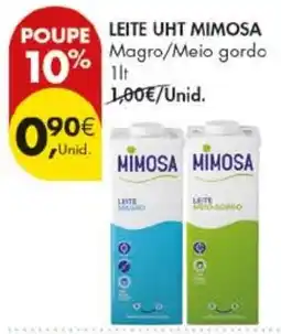 Pingo Doce Leite uht mimosa promoção