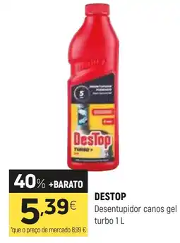 Coviran Destop desentupidor canos gel turbo promoção