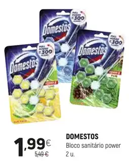 Coviran Domestos bloco sanitário power promoção