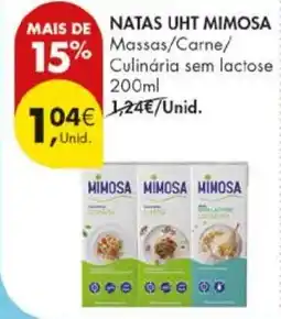 Pingo Doce Natas uht mimosa promoção