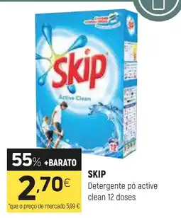 Coviran skip detergente pó active clean promoção