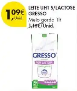 Pingo Doce Leite uht s/lactose gresso promoção