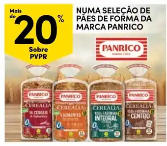 Continente Pães de forma panrico promoção