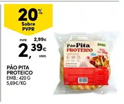 Continente Pão Pita Proteico promoção