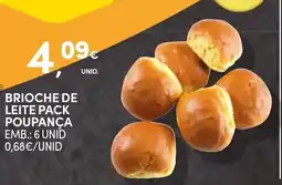 Continente Brioche de leite pack poupança promoção