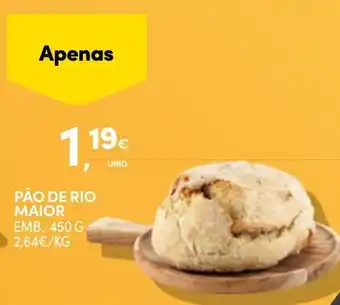 Continente Pão de rio maior promoção