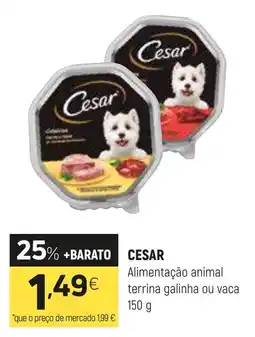 Coviran Cesar Alimentação animal terrina galinha ou vaca promoção
