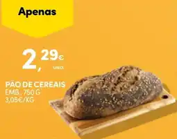 Continente Pão de cereais promoção