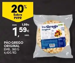 Continente Pão grego original promoção