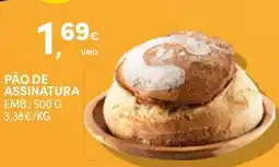 Continente Pão de assinatura promoção