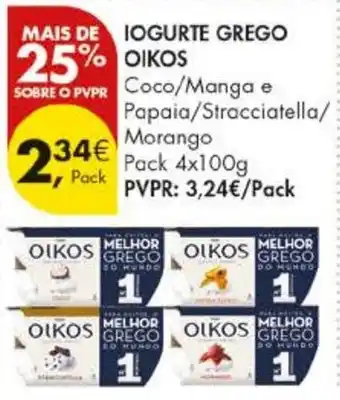 Pingo Doce Iogurte grego oikos promoção