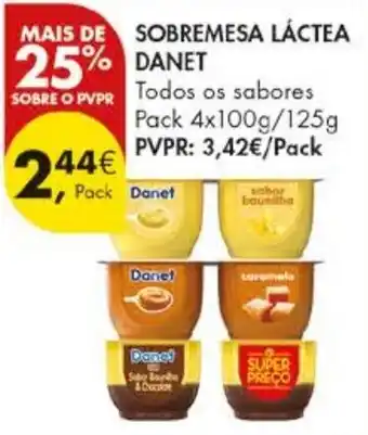 Pingo Doce sobremesa láctea danet promoção