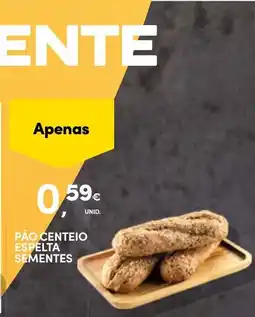 Continente Pão centeio espelta sementes promoção