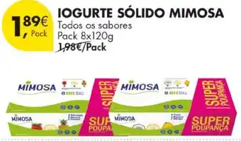 Pingo Doce Iogurte sólido mimosa promoção
