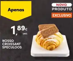 Continente Nosso croissant speculoos promoção