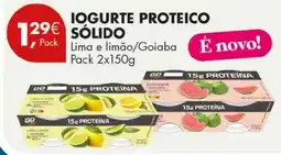 Pingo Doce Iogurte proteico sólido go promoção