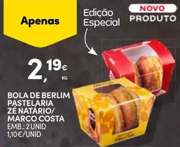 Continente Bola de berlim pastelaria promoção