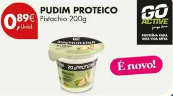 Pingo Doce Pudim proteico go active pistachio promoção