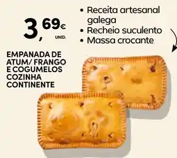 Continente empanada de atum/frango e cogumelos cozinha continente promoção