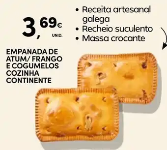 Continente empanada de atum/frango e cogumelos cozinha continente promoção