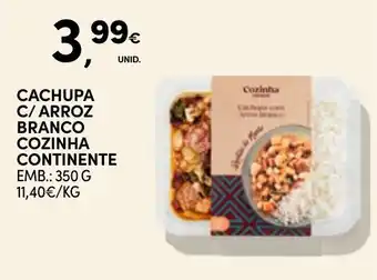 Continente Cachupa c/ arroz branco cozinha continente promoção