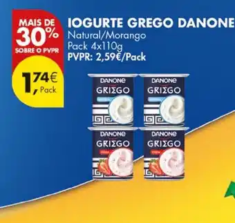 Pingo Doce Iogurte grego danone promoção