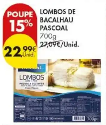 Pingo Doce Lombos de bacalhau pascoal promoção