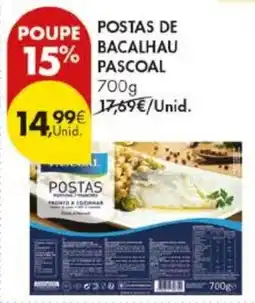 Pingo Doce Postas de bacalhau pascoal promoção