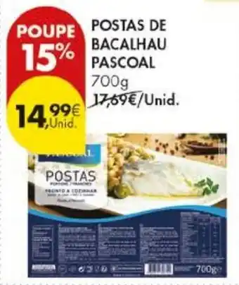 Pingo Doce Postas de bacalhau pascoal promoção