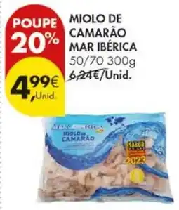 Pingo Doce miolo de camarão mar ibérica promoção